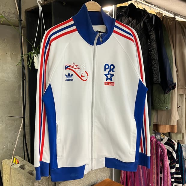 아디다스 산 후안 푸에르토리코 트랙 져지 블루 M #csz625