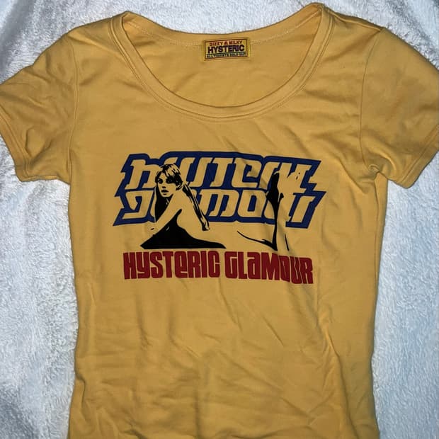 Hystericglamour 치비 티셔츠 옐로우