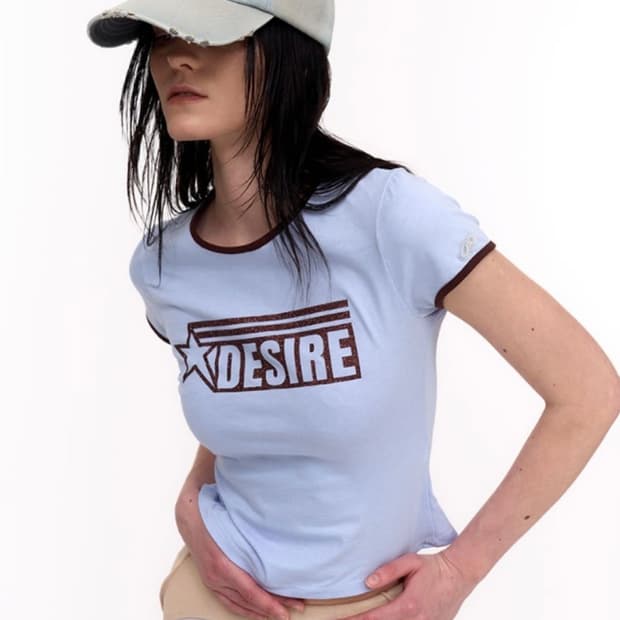 2000아카이브스 desire baby tee blue 01