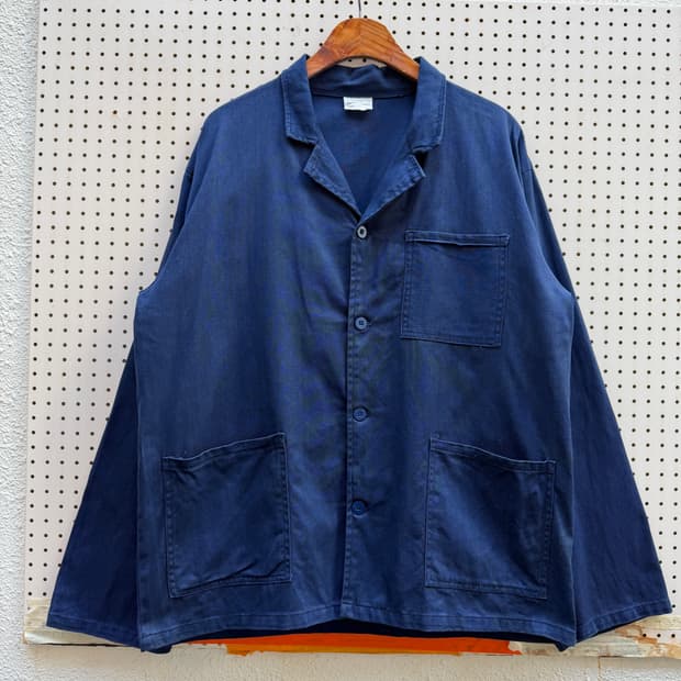 OLD VINTAGE NAVY OPEN COLLAR 프렌치워크자켓