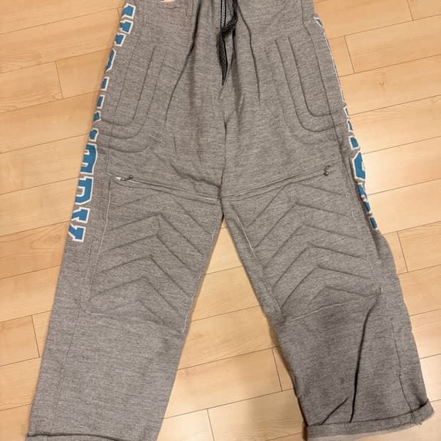 캐피탈 XCOUNTRY 회색 와이드 스웻팬츠