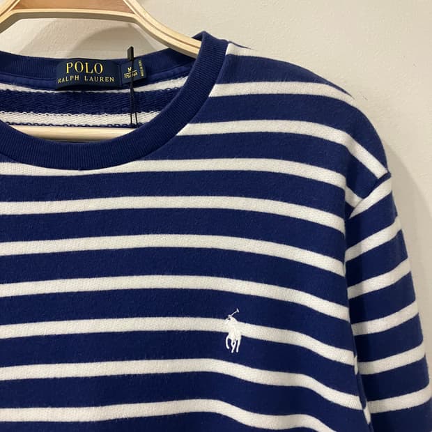 245 폴로 스트라이프 니트 맨투맨