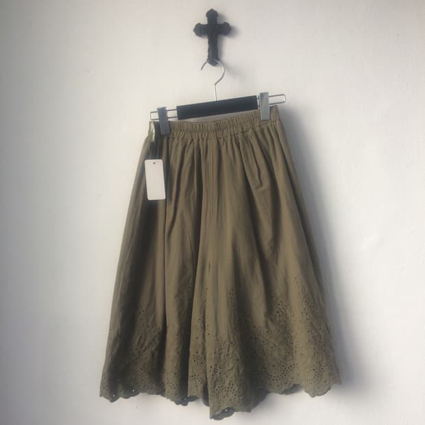 Punching point cotton pants