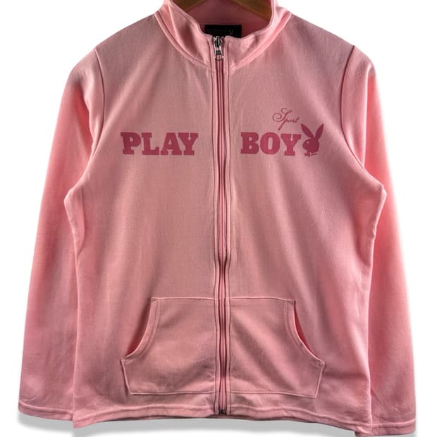 플레이보이 버니 딸기우유 집업2544