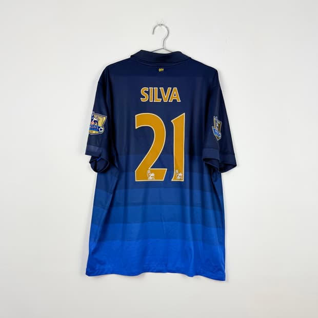 14-15 맨시티 어웨이 다비드 실바 유니폼