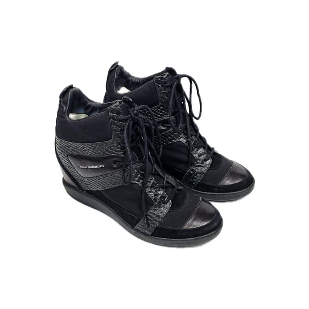 요지 야마모토 y-3 웨지 스니커즈 