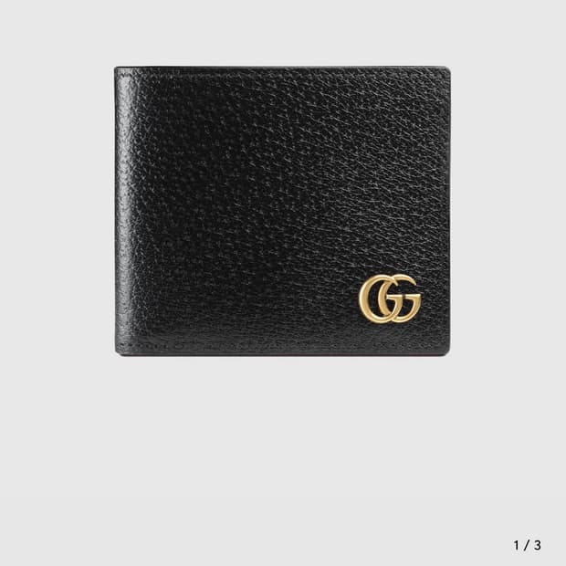 구찌 마몽 레더 반지갑