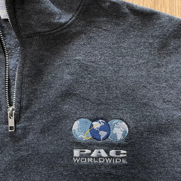 택포) USA 빈티지 하프집 쿼터집 스웻셔츠 맨투맨