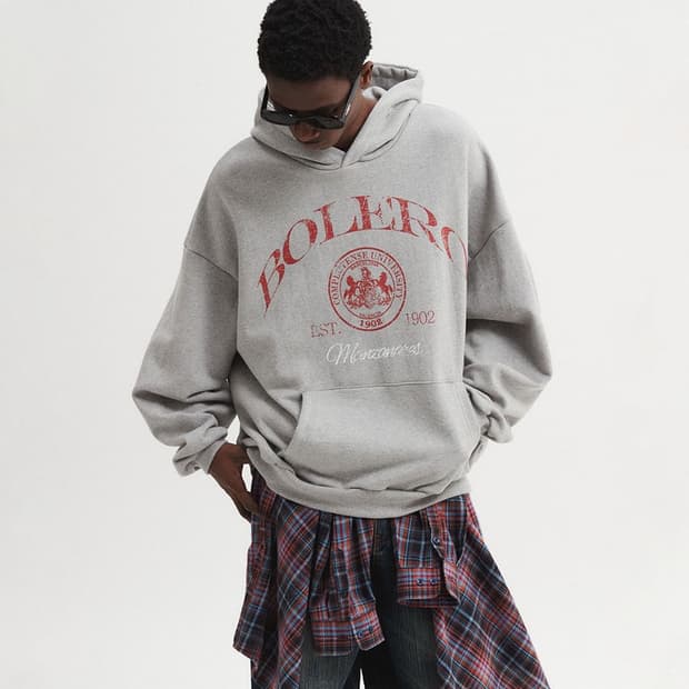 DNSR 디앤써 오버사이즈 볼레로 후디 그레이 XL