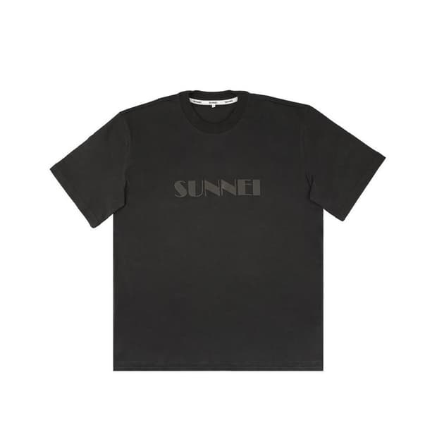 SUNNEI 써네이 블랙 로고 반팔 티셔츠 새상품