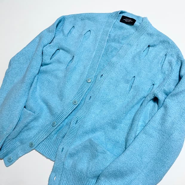 언유즈드 홀드 실크가디건 디가웰 토가 R13 꼼데가르송