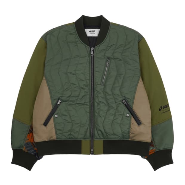 앤더슨벨 아식스 콘트라스트 퀼팅 봄버 자켓 M