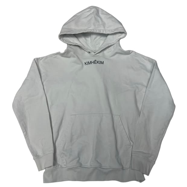 김해김 화이트후드티 L