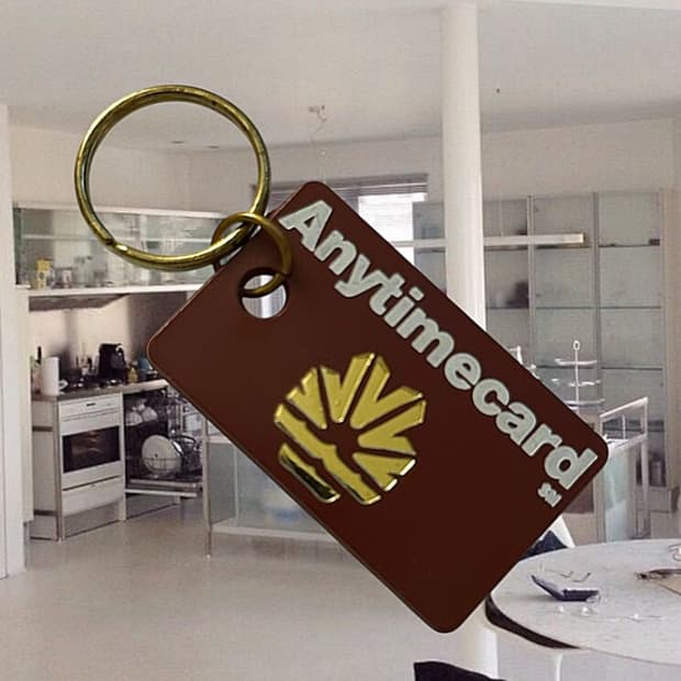 Vintage 90s Keyring