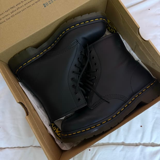 [풀박스] 닥터마틴 1461 스무스 부츠 블랙 270 (UK8)