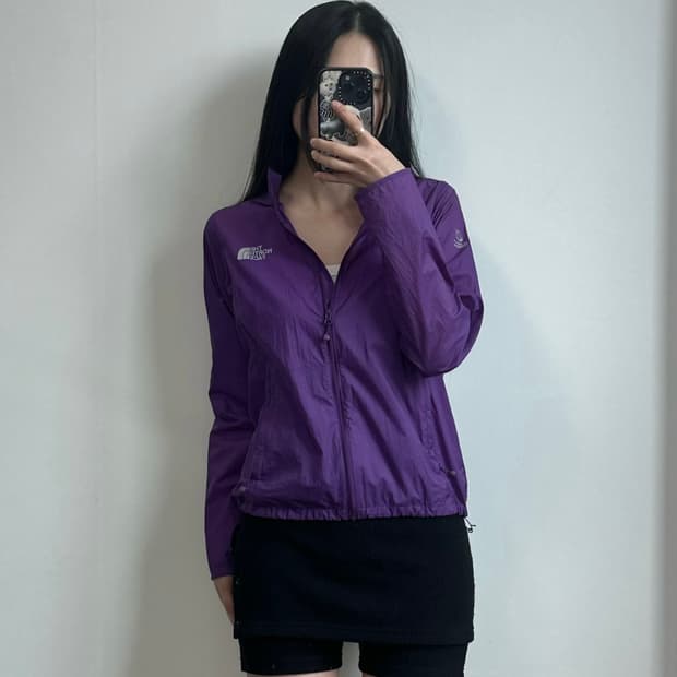 노스페이스 써밋시리즈 퍼플 경량 윈드 바람막이 자켓