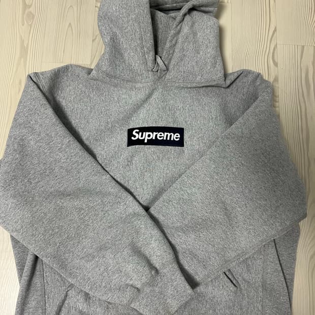 슈프림 박스 로고 후드 헤더 그레이