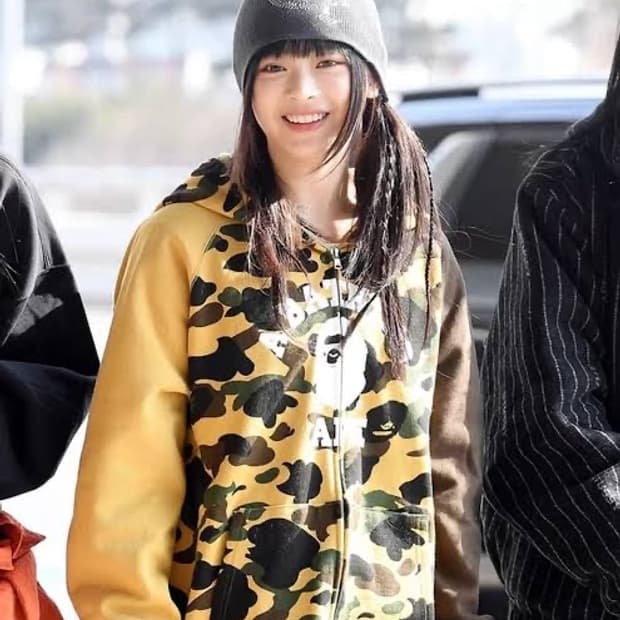 베이프 카모 크레이지 후드집업 황계