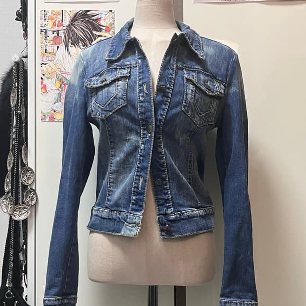 serfontaine 아메리칸 빈티지 청자켓