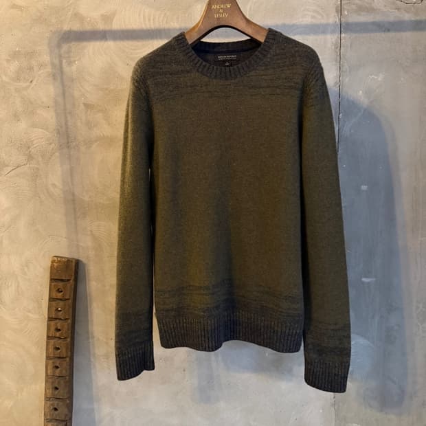 바나나리퍼블릭 램스울 니트 남성100