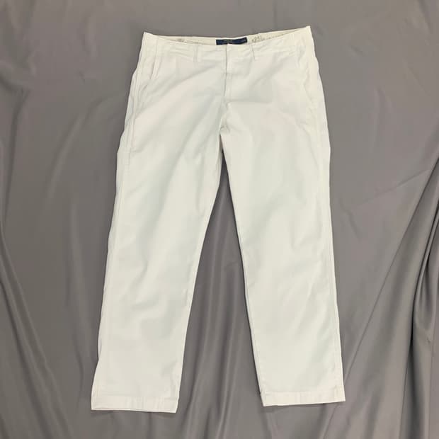 28인치 폴로랄프로렌 퀸 보이프렌드 트윌코튼 크롭 치노팬츠 면바지