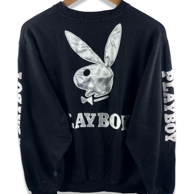 플레이보이 사이드레터링 맨투맨2160