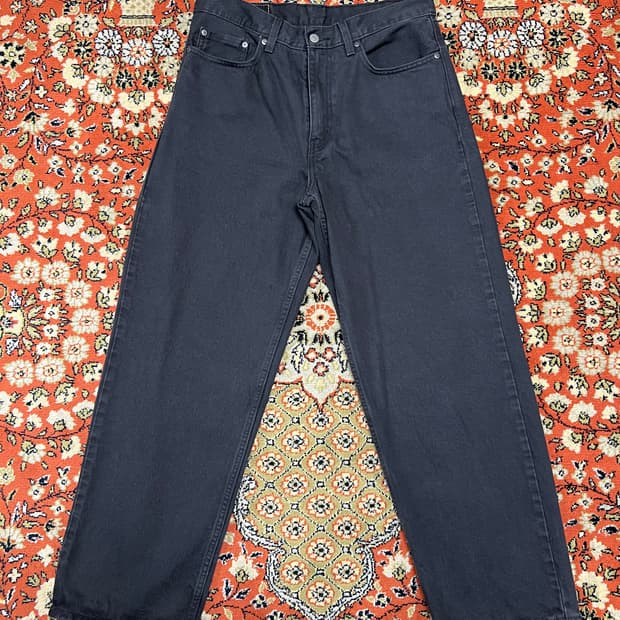 [32] 리바이스 빈티지 578 워시드 블랙 데님 팬츠