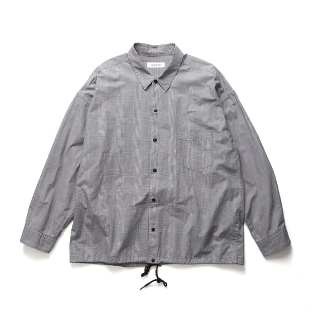 monkey time Check Coach Jacket Shirt