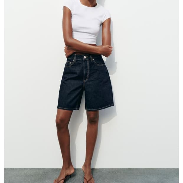 28) ZARA 자라 청반바지 데님쇼츠