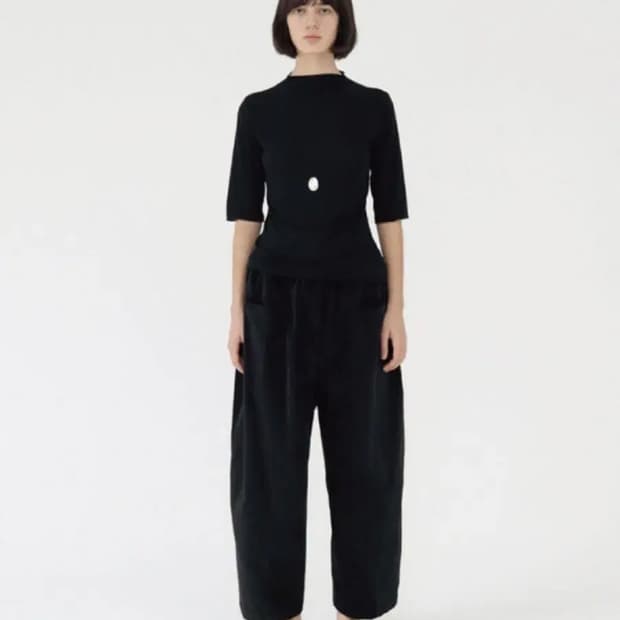 오브헤덴 벨벳 코듀로이 라운드 팬츠