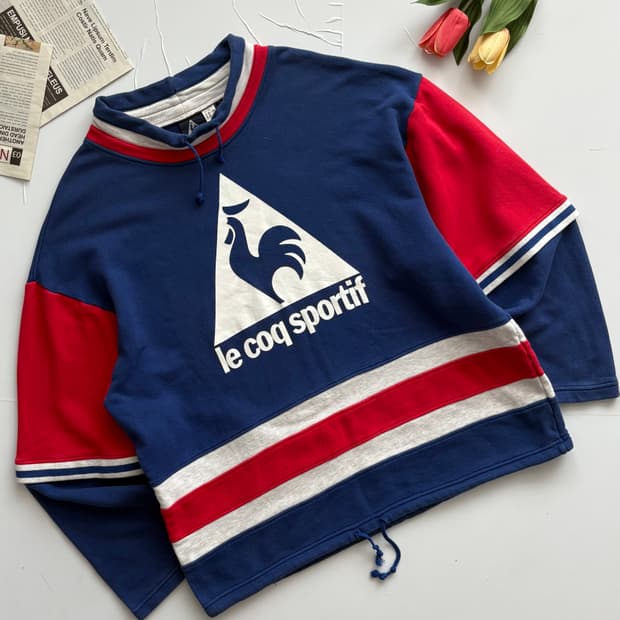 르꼬끄 올드스쿨 빅로고 맨투맨 