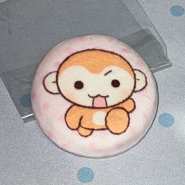 [단순개봉] 핑루 말랑 원숭이빠샤 핀버튼