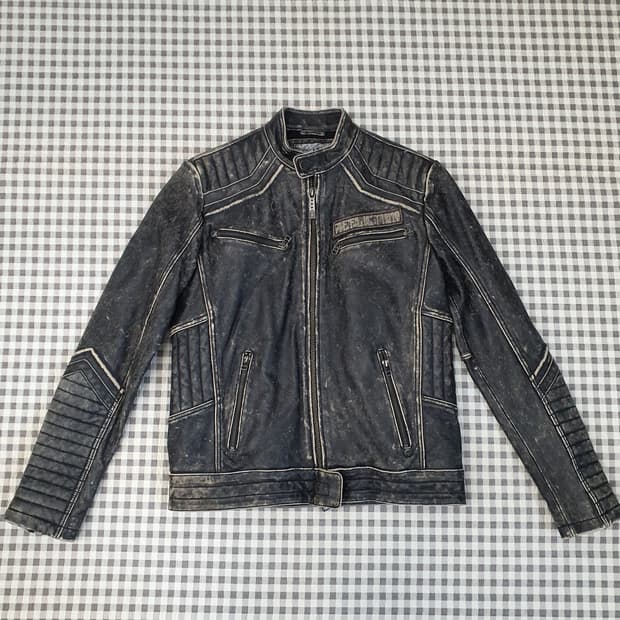 미착용 마르보보 소가죽100 가죽자켓 남자95