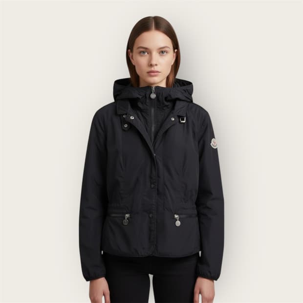 0/ 몽클레어 EFISIA 나일론 후디 바람막이 자켓