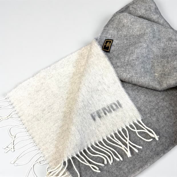 펜디 캐시미어 목도리 리버시블