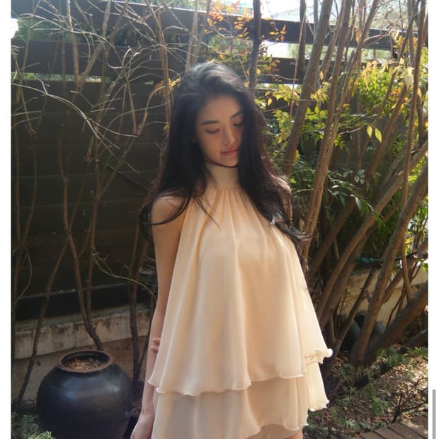 seer metled heart blouse 씨어 멜티드 하트 블라우스