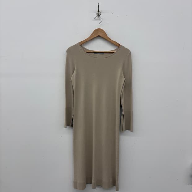 띠어리 Theory 베이지 니트 원피스 여성 L