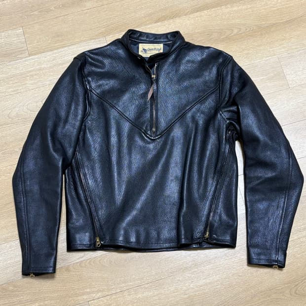 그루빈하이 풀오버 레더자켓 랑그리츠 부코 레인보우컨트리 에어로레더