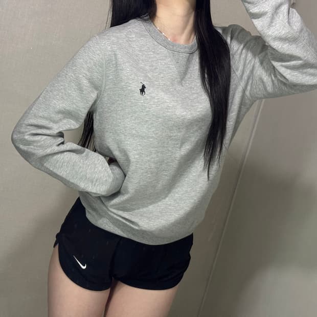  정품 폴로 그레이 맨투맨 🩶