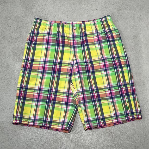 폴로 랄프로렌 체크 스윔팬츠 s10877