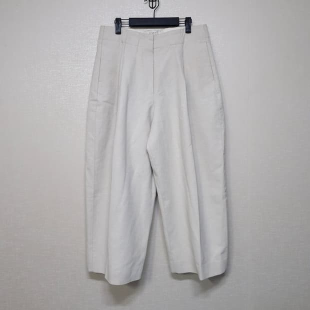 STUDIO NICHOLSON 스튜디오니콜슨 마재질 볼륨팬츠[2]