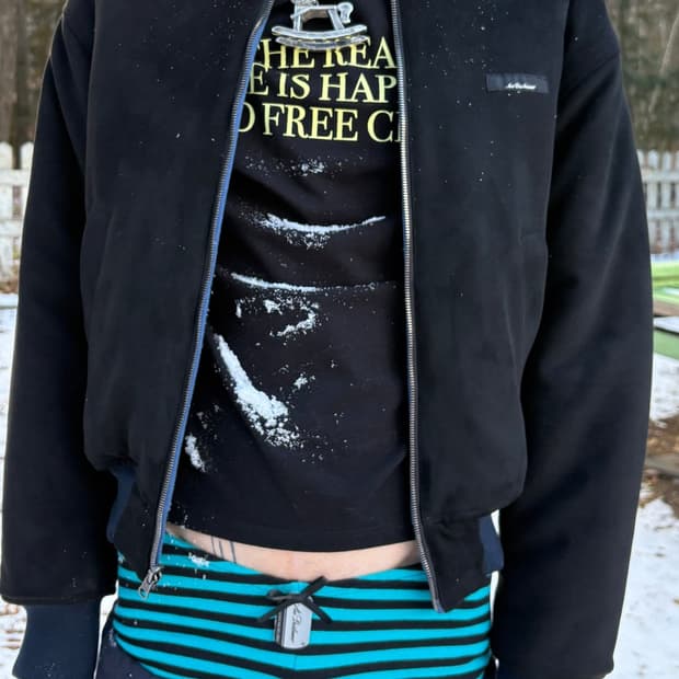 ans dotsloevner balloon bomber jacket