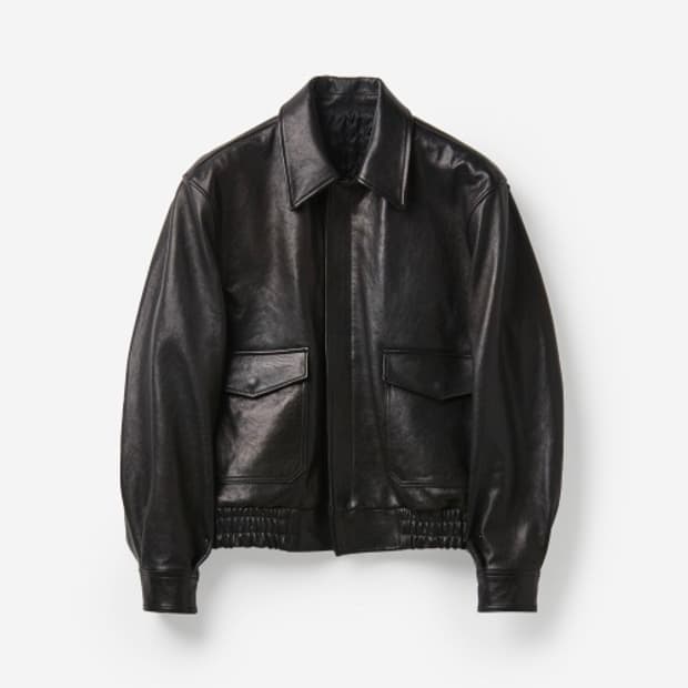 쿠어 베지터블 A-2 레더 자켓