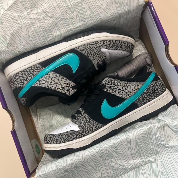 나이키 SB 덩크 로우 아트모스 제이드 275