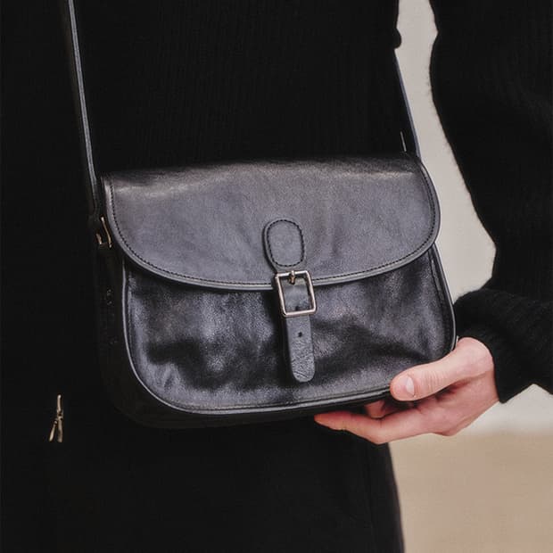 Cartridge Leather Bag_Black