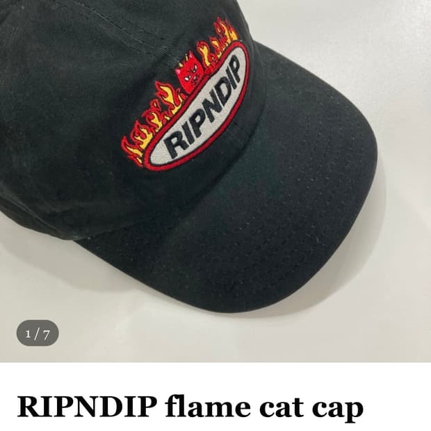 마스컴퍼니 RIPNDIP 빈티지캡