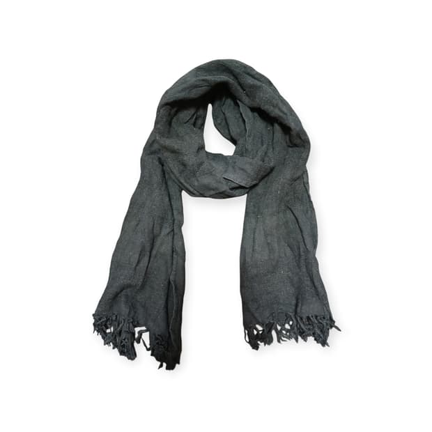 모리걸 코튼 거즈 스톨 블랙스카프 