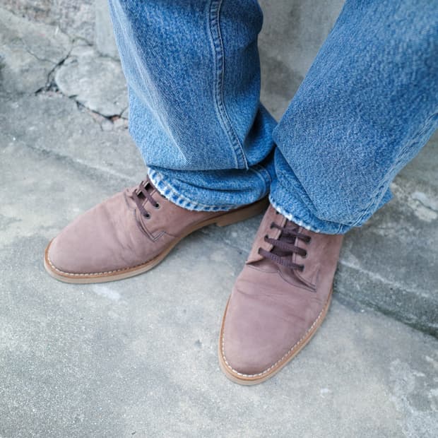 Giorgio Armani Suede Derby Shoes