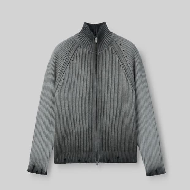 Musk zip-up knit 집업 니트