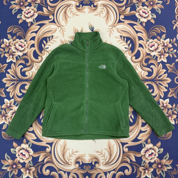 (L)노스페이스 플리스 집업자켓(그린)